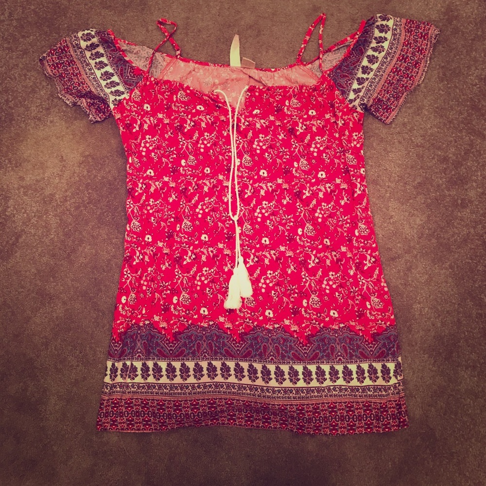 Off the shoulder sundress